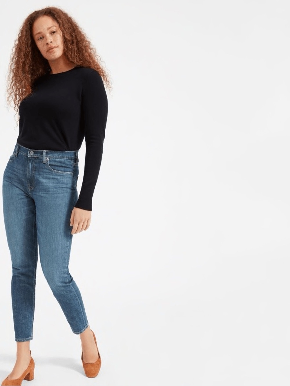 Everlane are The High-Rise Skinny Jean (Ankle)